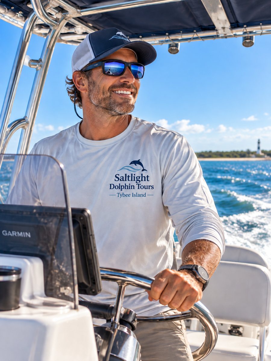 Captain at the helm
